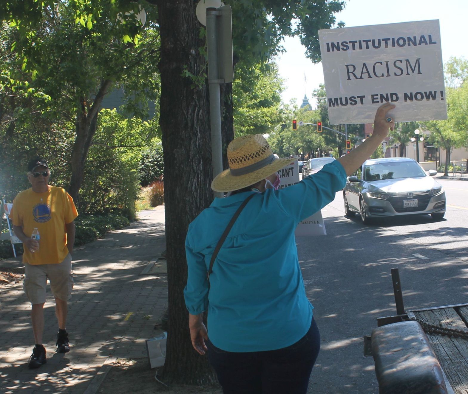 Demonstration at Lyman Park